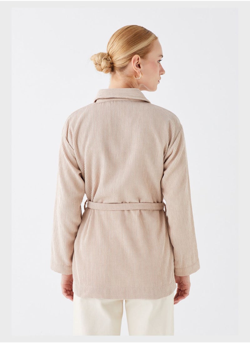LC WAIKIKI - Tie Detail Ribbed Jacket - Image 1