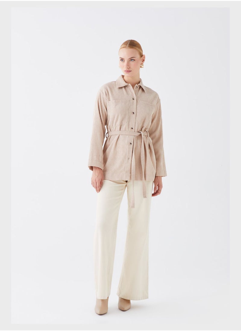 LC WAIKIKI - Tie Detail Ribbed Jacket - Image 1