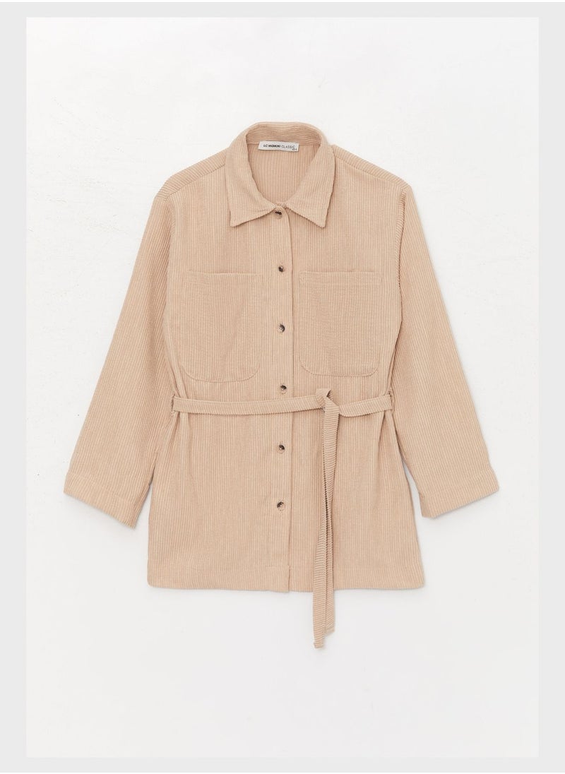 LC WAIKIKI - Tie Detail Ribbed Jacket - Image 1