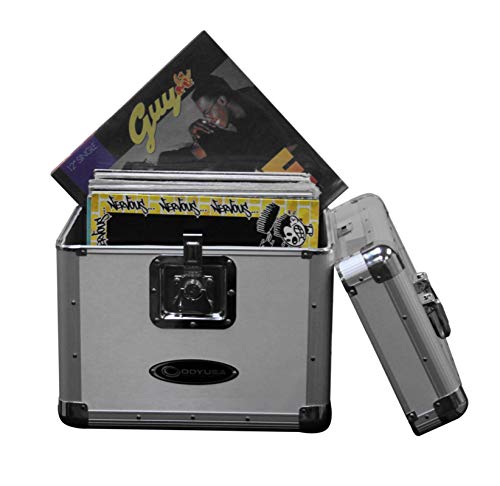 Odyssey KROM Series Silver Record/Utility Case for 70 12" Vinyl Records & LPs - Image 3