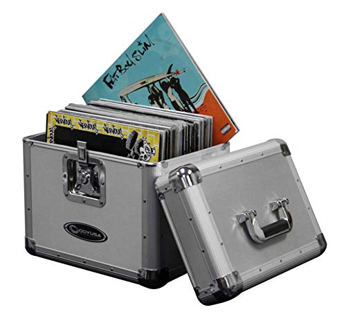 Odyssey KROM Series Silver Record/Utility Case for 70 12" Vinyl Records & LPs - Image 2