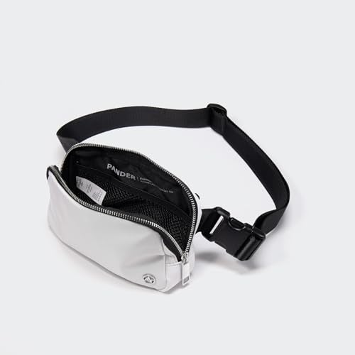 Pander حقيبة حزام باندر للنساء، حقائب خصر عصرية، حقائب عبر الجسم، حقيبة حزام في كل مكان مع حزام قابل للتعديل (أبيض). - Image 5