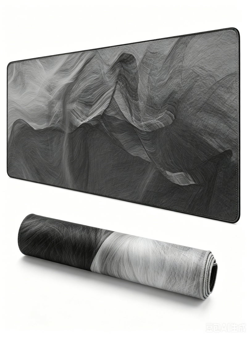 Snooe Large Mouse Pad, Keyboard Gaming Mousepad Waterproof Desktop Protector & Cover, Decorative Laptop Art Mouse Pad - Image 1