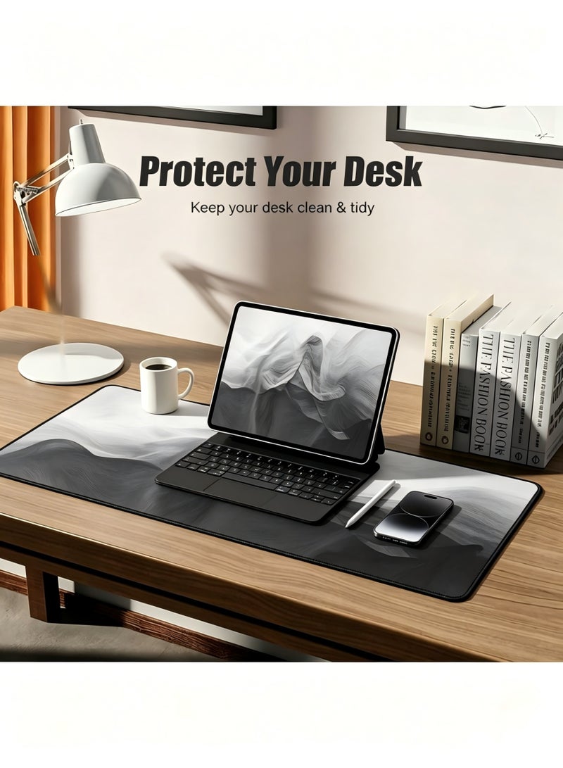 Snooe Large Mouse Pad, Keyboard Gaming Mousepad Waterproof Desktop Protector & Cover, Decorative Laptop Art Mouse Pad - Image 3