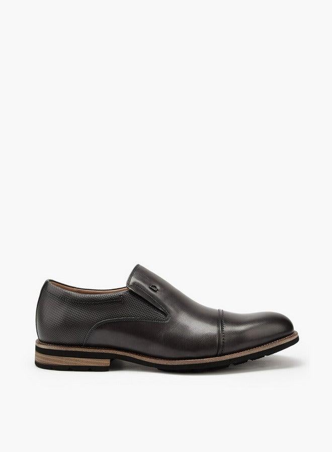 DUCHINI Men's Textured Loafers - Image 3