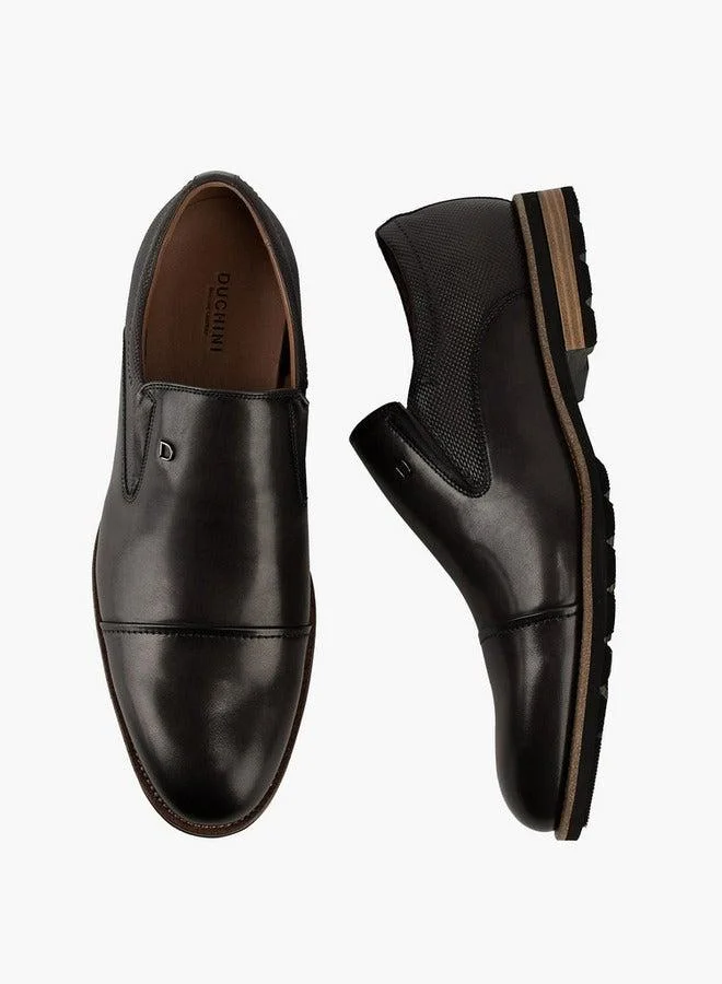 DUCHINI Men's Textured Loafers