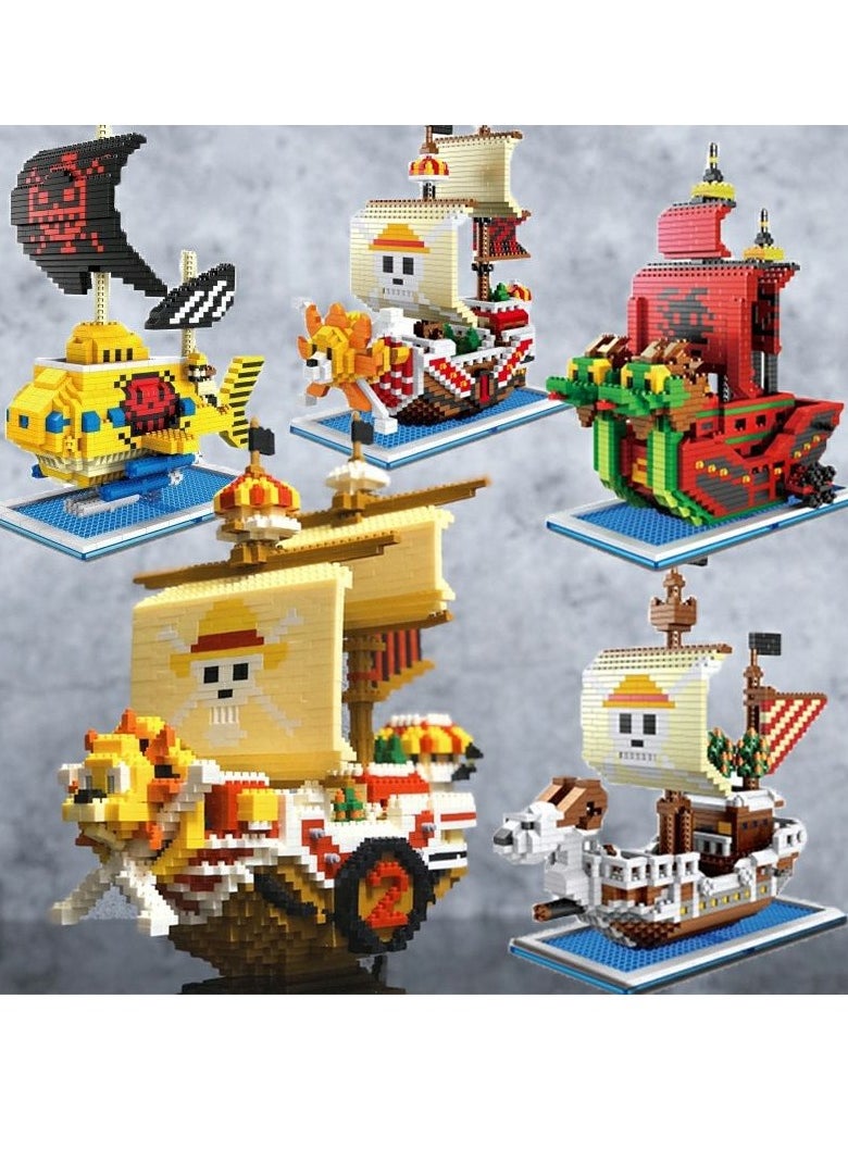 General 1680 Pcs One Piece THOUSAND SUNNY Building Block Children's Birthday Gift  - Image 3
