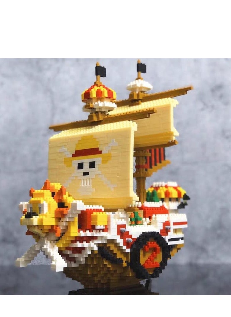 General 1680 Pcs One Piece THOUSAND SUNNY Building Block Children's Birthday Gift  - Image 2