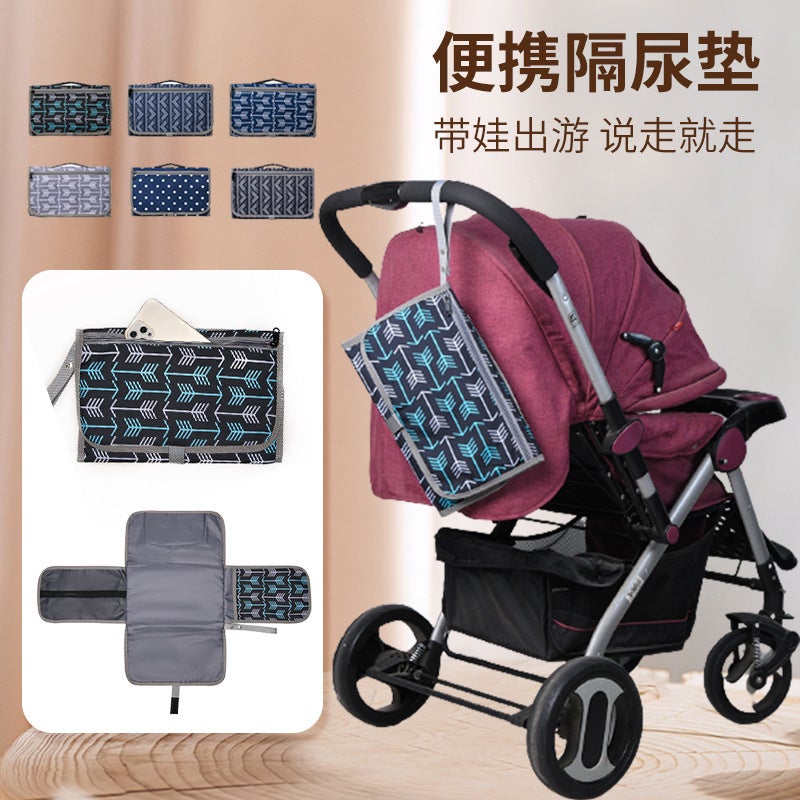Portable Diaper Pad, Baby Outing Artifact, Baby Changing Table, Multi-Functional Folding Diaper Diaper Bag - Image 2