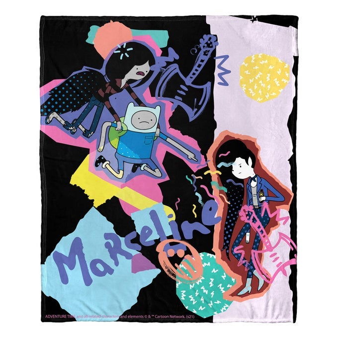 ADVENTURE TIME SILK TOUCH THROW BLANKET 50 X 60 PAPER MARCELINE