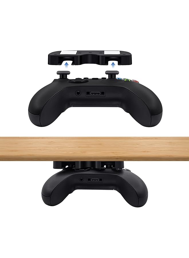 erorex Under Desk Controller Holder Under Desk Mount Stand For X Box 360 X Box One S X X Box Series - Image 1