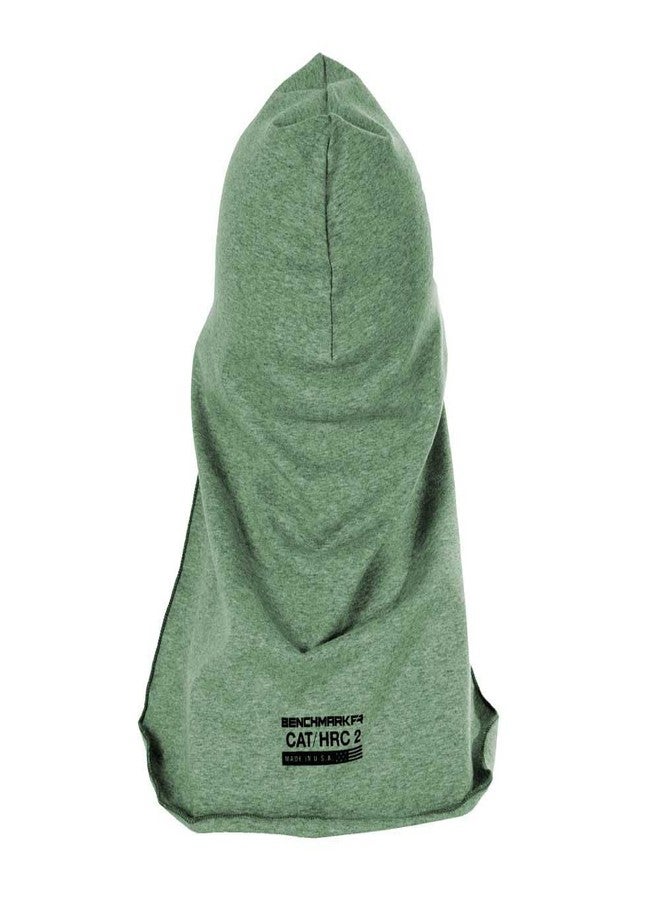 Benchmark FR Flame Resistant FR Hard Hat Liner Sun Shade (Green) - Made in The USA - Image 3