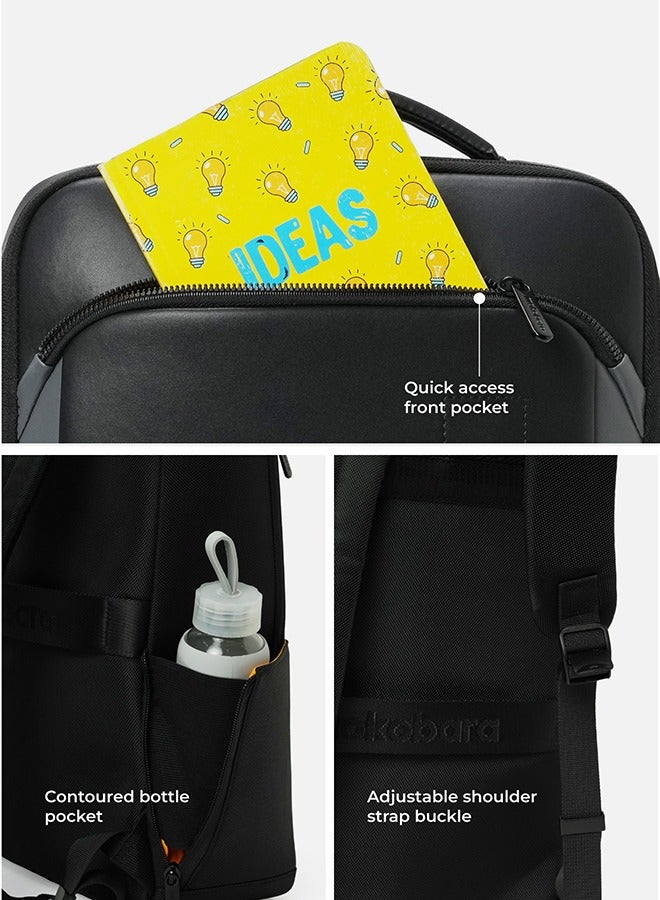 Mokobara MOKOBARA The Spacewalk Backpack 17L Premium Nylon 15.6" Unisex Laptop Backpack (Black) - Image 5