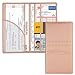 Cacturism Car Registration and Insurance Holder Vehicle Glove Box Car Organizer Men Women Wallet Accessories Case with Magnetic Shut for Cards Essential Document Driver License Rose Gold - Image 2