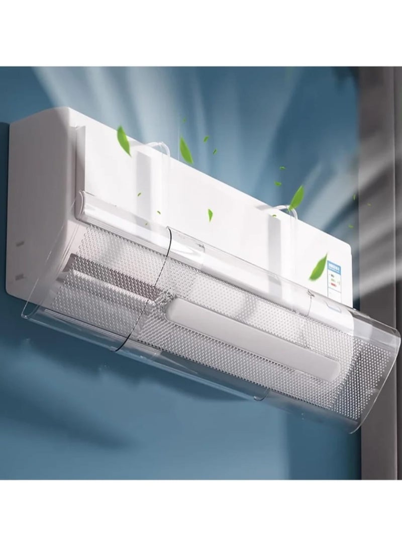 Transparent Adjustable Air Conditioner Wind Deflector – 270° Rotatable Airflow Guard Compatible with 99% AC Units – Protects from Headaches, Joint Pain & Dry Skin - Image 4