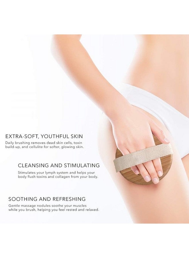 Afrodite Dry Brushing Body Brush Exfoliating Body Scrubber Wooden Shower Brush Body Exfoliator Dry Brush Bath Brush for Cellulite and Lymphatic, Improve Circulation, Stop Ingrown Hairs - Image 5