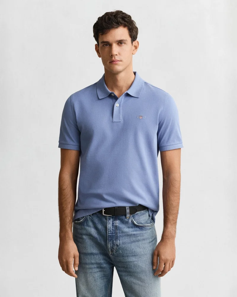 GANT Regular Shield Short Sleeve Pique Polo
