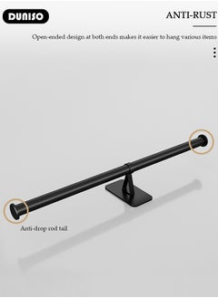 DUNISO Bathroom Towel Bar, Self Adhesive Towel Rack for No Drilling, Bathroom Towel Holder Wall Mounted, Hand Towel Holder, Toilet Paper Holder, Bath Accessories Towel Hanger for Bathroom Wall  - Image 2