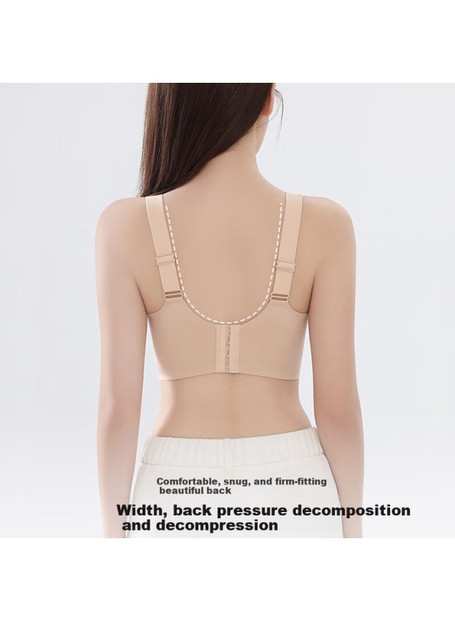 GRACEWELL Tingmei Seamless Lift-up Front Closure Bra For Women, Palm Cup, Anti-sagging, Side Support, Adjustable, Push-up Brassiere - Image 4
