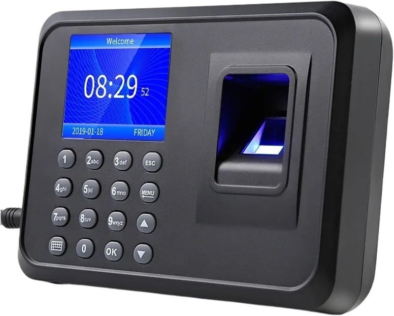 Suburban residential ship Clocking in Machine, Biometric Fingerprint Attendance Punch USB Time Clock Office System Recorder Reader Timing Device Employee Attendance Machine Heat resistant Affordable purchase options Flat working surface Quick use-switch compatible build Working day delivery service Multi warehouse process Cross-material combo compatible All storage type compatible Varied global sizing picks Stain resistant Diverse operation compatible Strong durable raw material Salt resistant coating Individual group scene compatible Fast & slow shipment compatible KSA local stock Slow wear optimized quality Market need oriented construction Easy clean surface Certified stocked merchandise Low wear optimized build Efficiency boosted construction Stable inert material Practical experience crafted - Image 1