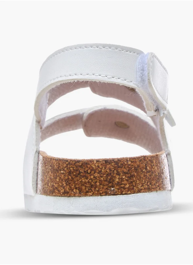 LBL by Shoexpress Buckle Accent Strap Sandals with Hook and Loop Closure