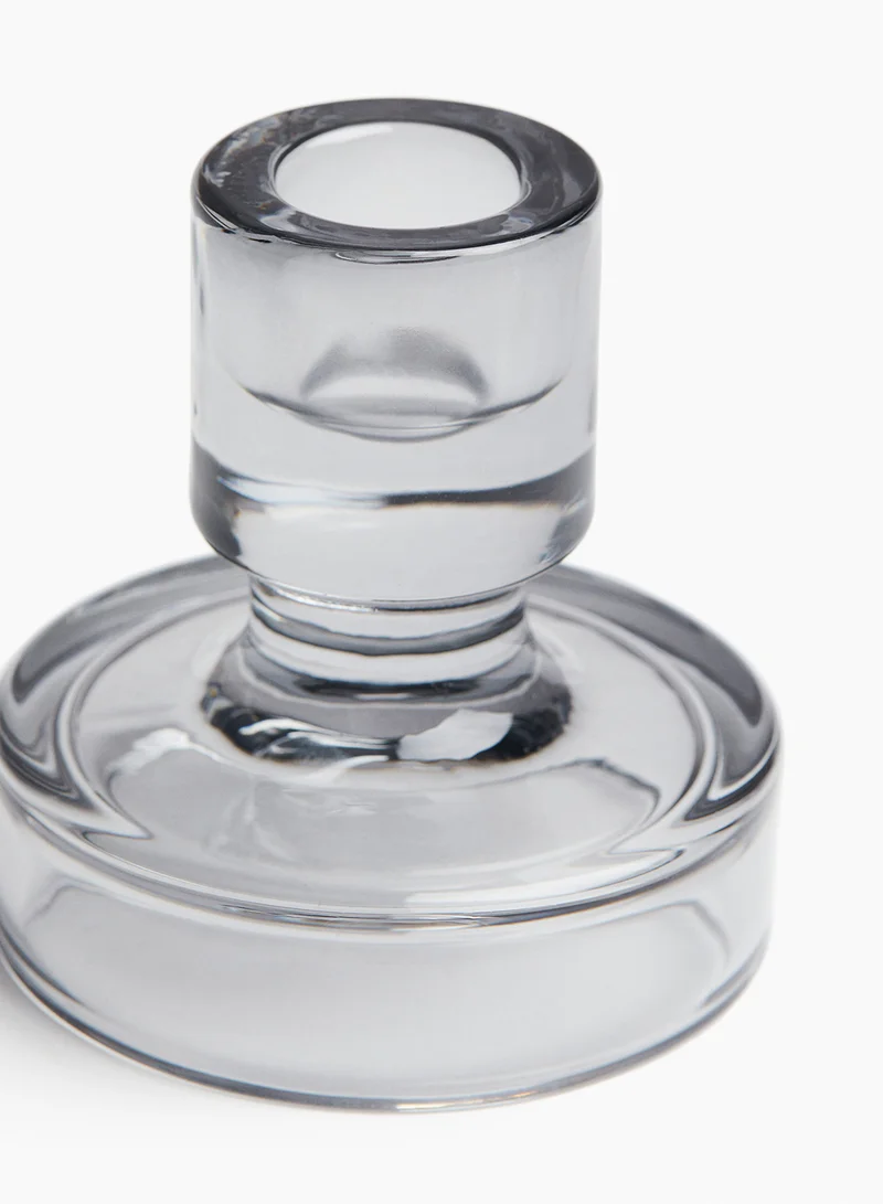 H&M Small Glass Candlestick