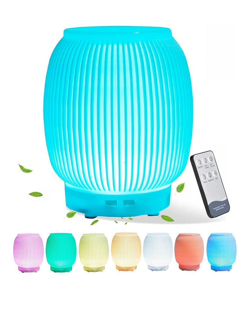 Generic - Aroma Diffusers for Home Aromatherapy Essential Oils Diffuser and Cool Mist Humidifier with 3 Mist Modes Fragrant Oil Humidifier Vaporizer Timer and Auto-Off Humidifiers for Bedroom 200ml - Image 1