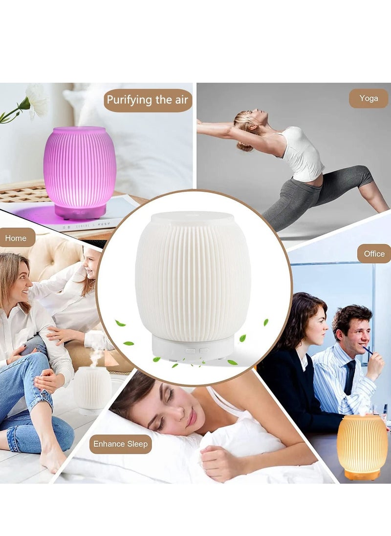 Generic - Aroma Diffusers for Home Aromatherapy Essential Oils Diffuser and Cool Mist Humidifier with 3 Mist Modes Fragrant Oil Humidifier Vaporizer Timer and Auto-Off Humidifiers for Bedroom 200ml - Image 1
