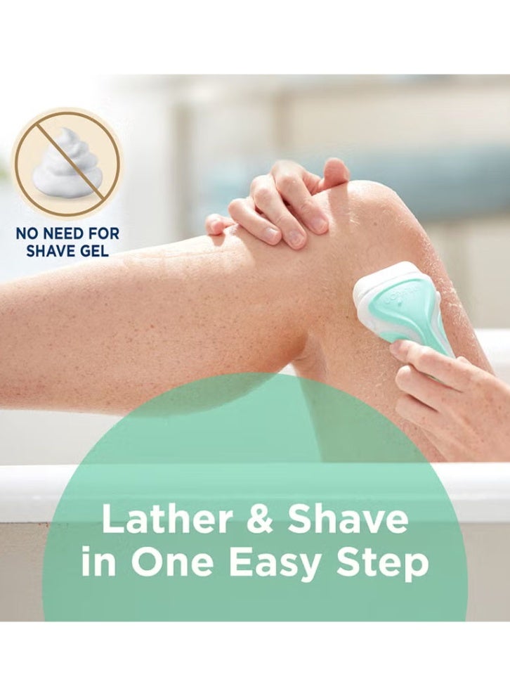 Intuition Chic Intuition Women's Sensitive Razor Blades Packs with Vitamin E and Aloe Vera, 1-Pack (3 pieces) - Image 2