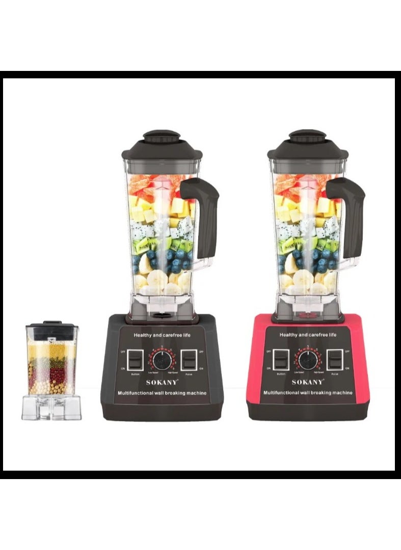 Sokani Sokany Unbreakable Blender, 5000 Watt, 2.5 Liter, 9 speeds, SK-666  - Image 2