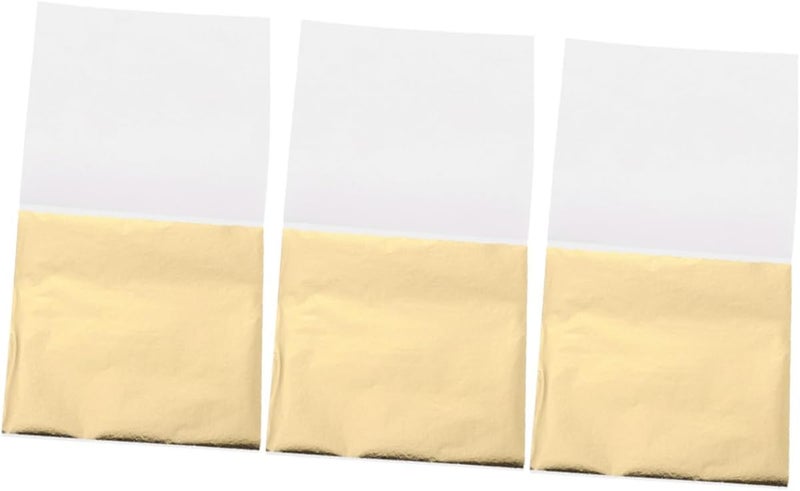 DOITOOL 200 Sheets of Imitation Gold Foil Flakes for Crafting Decorative Art Foil Sheets Gilding Supplies for DIY Projects and Home Decor - Image 1
