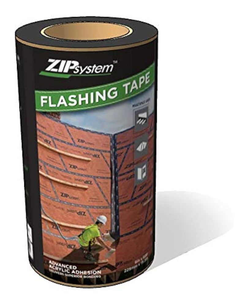 ZIP System Huber Flashing Tape | 9 inches x 50 feet | Self-Adhesive Flashing for Doors-Windows Rough Openings (9" x 50') - Image 1