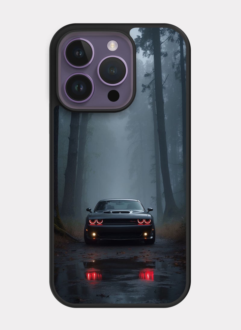 بكسلات كفر ايفون 14 برو دودج تشالنجر هيلكات اس ار تي ابيض - Image 1