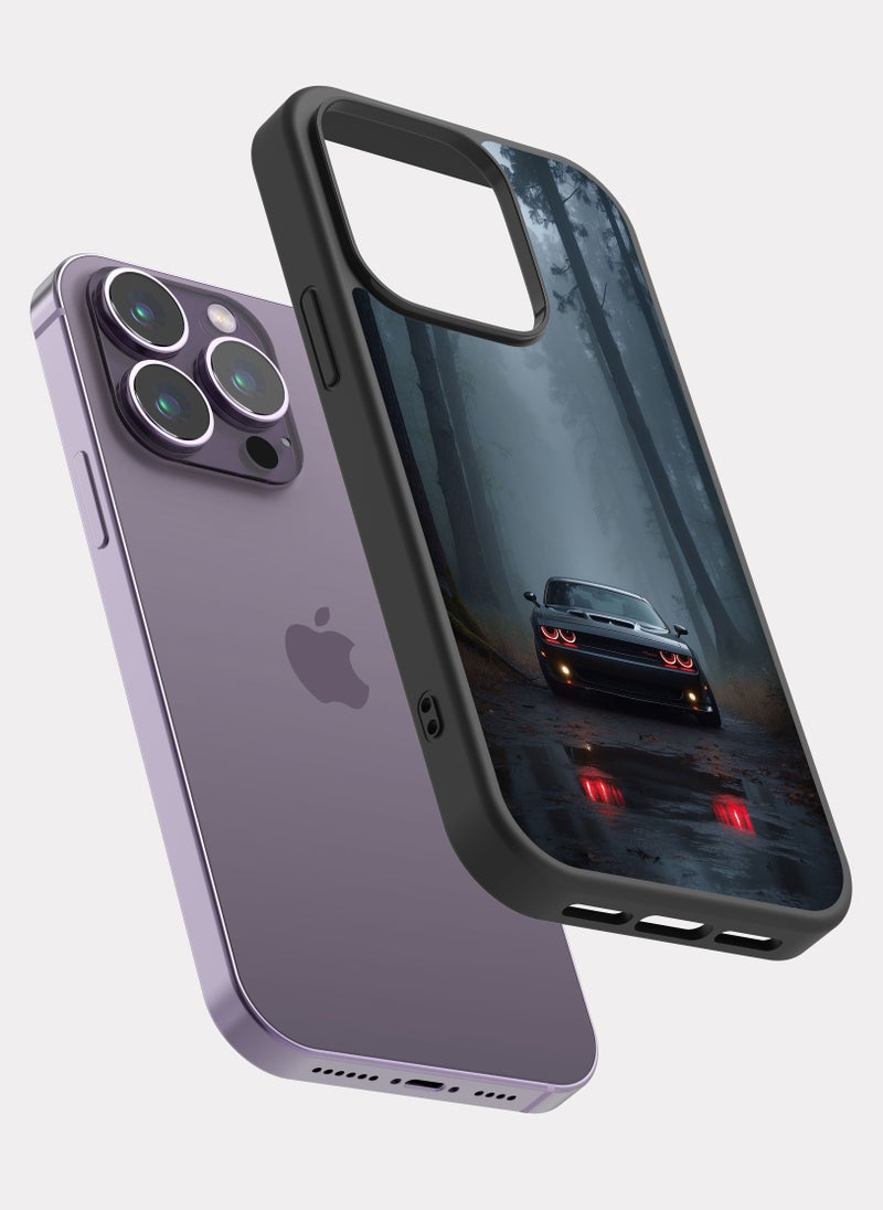 بكسلات كفر ايفون 14 برو دودج تشالنجر هيلكات اس ار تي ابيض - Image 2