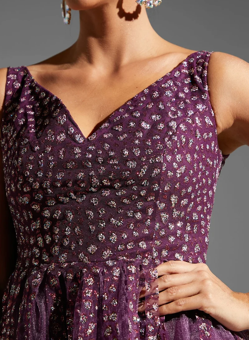 Ella Limited Edition Embellished Flared Gown