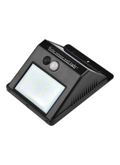 NIBEMINENT 16-LED Solar Sensor Wall Light Black/White 11x11cm  - Image 1