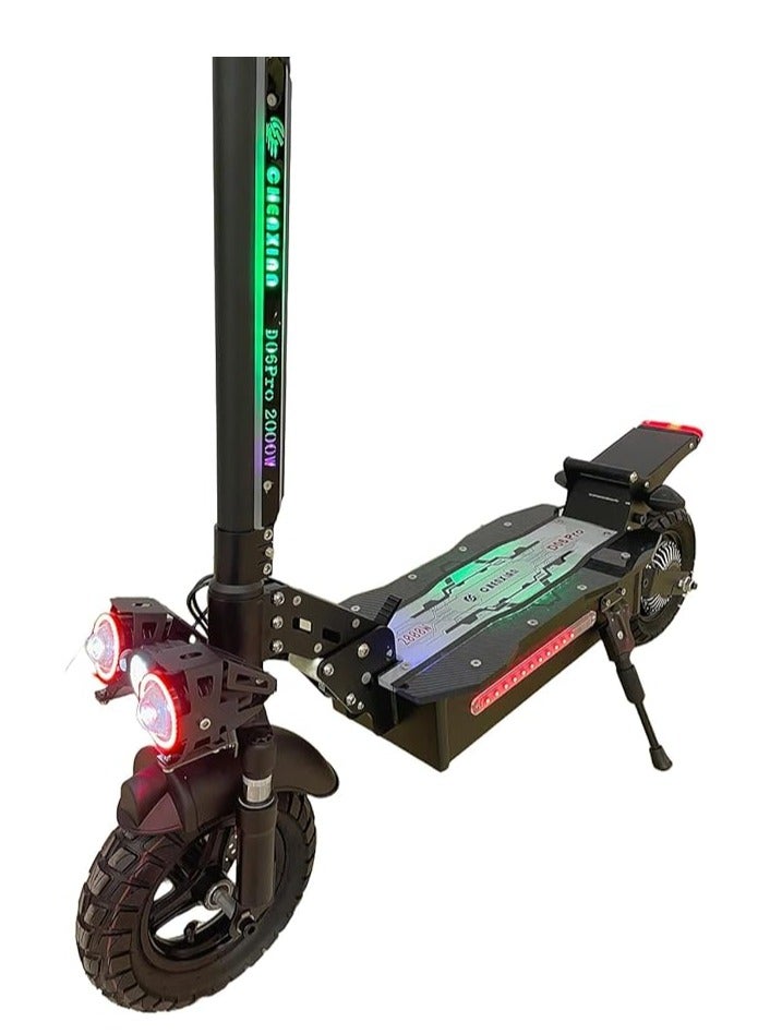 Shard Pro Electric Scooter, 2000W Motor, 65km/h, 48V 13Ah Battery, Foldable, LCD Display, Disc Brakes, LED Lights, Max Load 150kg - Image 5