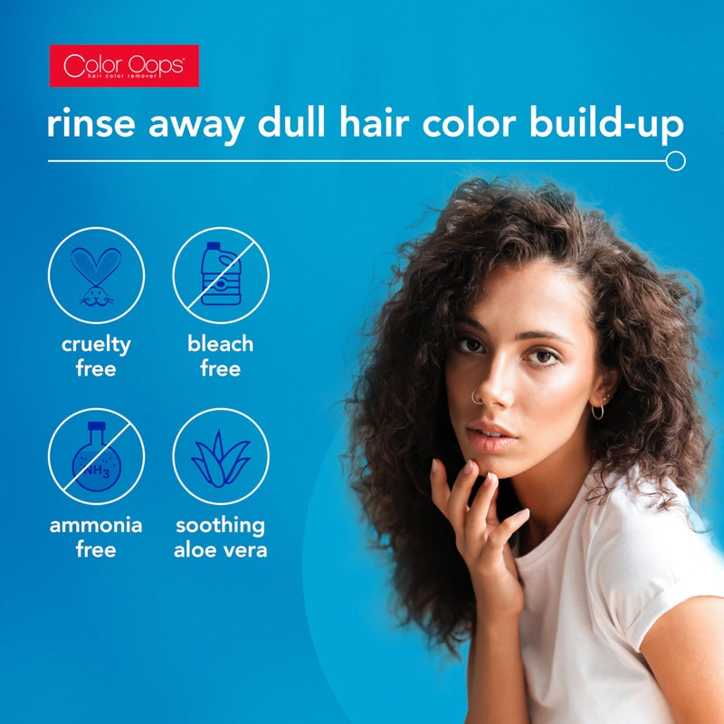 Color Oops ملون أوبس لتحضير اللون، 1 تطبيق، تمديد النتائج والحيوية، مزيل صبغة الشعر الذي يغسل الألوان الباهتة، المنتج، وتراكم المعادن، خالي من التبييض والأمونيا - Image 2