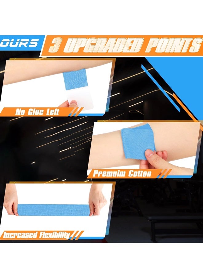 10 Count Kinesiology Tape for Shoulder,Shoulder Tape for Pain Relief,Waterproof Breathable,Pre-Cut for Easy use (Blue) - Image 3