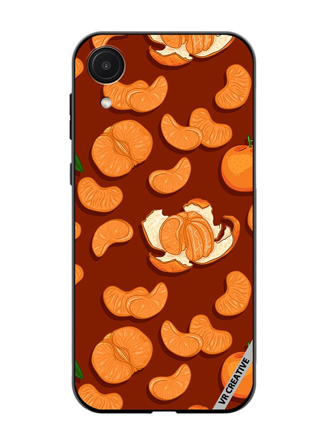 VR CREATIVE Protective Case Cover For Samsung Galaxy A03 Core Tangerines Design Multicolour - Image 1