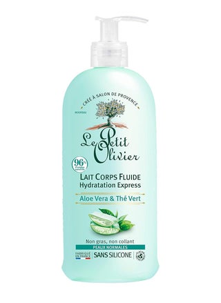 LE PETIT OLIVIER Le Petit Olivier Light Body Lotion  Aloe Vera And Green Tea  Express Moisturizing  No Greasy Or Sticky Feeling  Skin Is Soft And Silky  For Normal Skin  84 oz 
