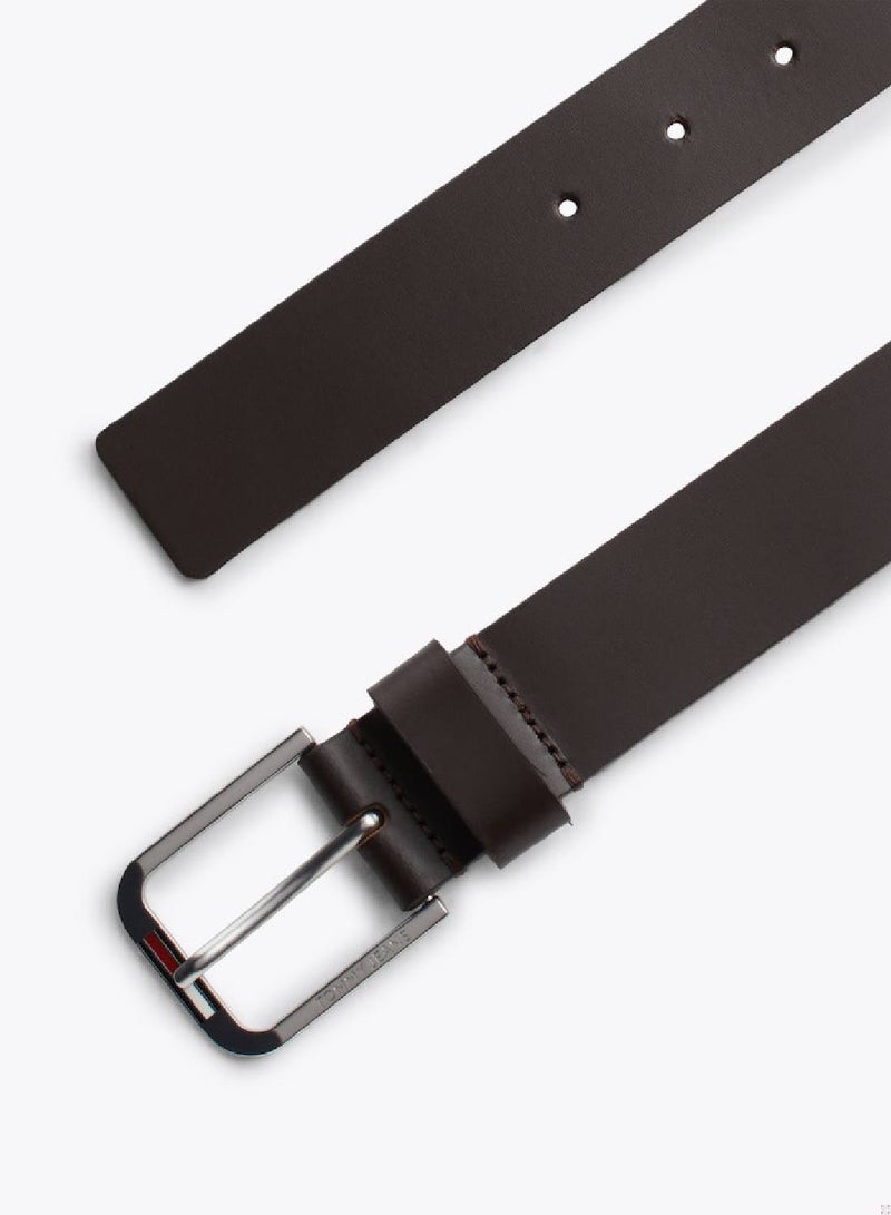 TOMMY JEANS Leather Square Buckle Belt - Image 2