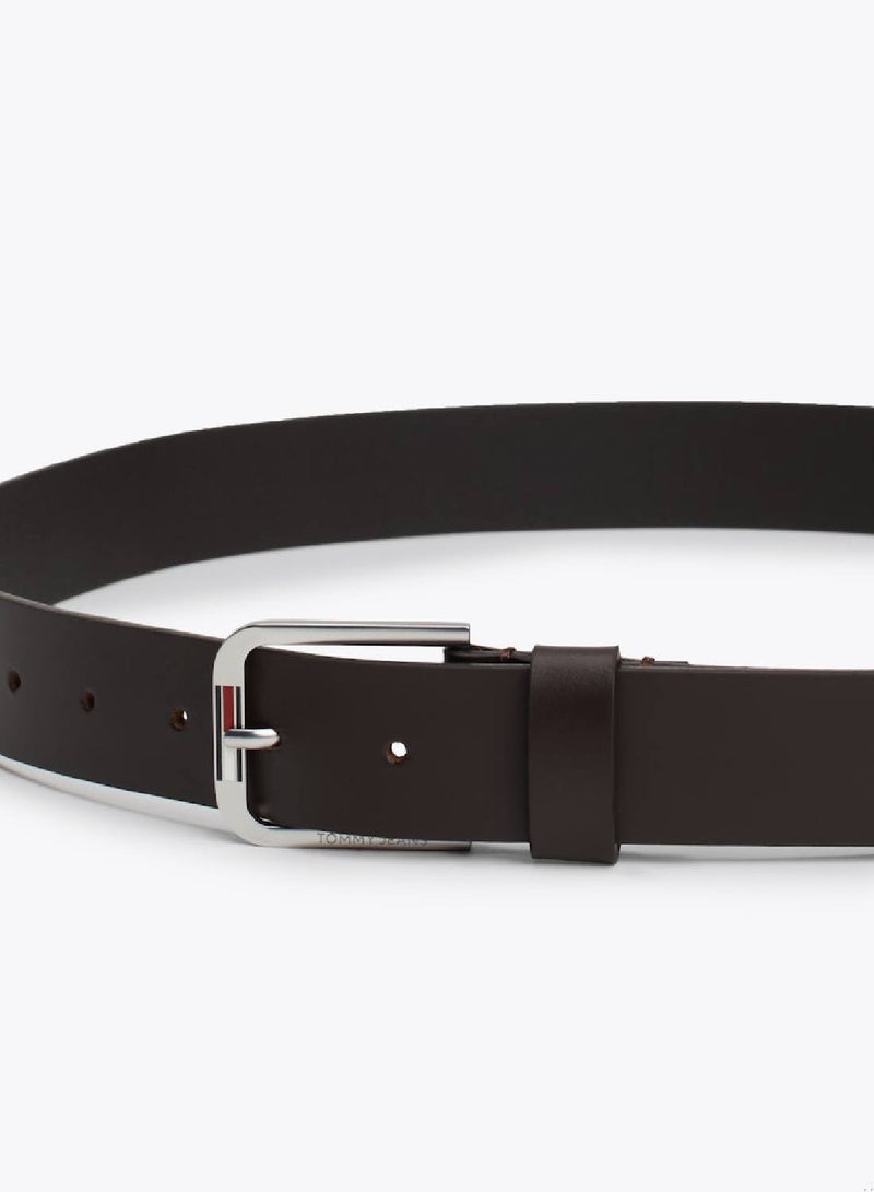 TOMMY JEANS Leather Square Buckle Belt - Image 3