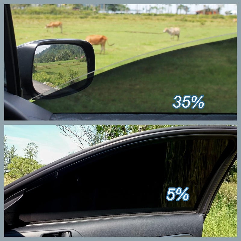 TOYOCO Window Tint Film for Cars - Heat & UV Block, Scratch Resistant, Blackout Window Film - Image 2