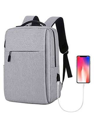 Laptop Backpack Travel Computer Bag Business Anti-theft Backpack with Usb Charging Port Laptop Waterproof Computer Bag - Grey - pzsku/Z1E3C0CE68A832001F8B7Z/45/_/1668671785/7d196061-a503-496c-bad2-b27f0426c3e3