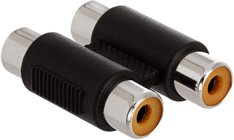 LipiWorld® RCA Female to RCA Female Coupler converter Jointer Jack (5 PCS 2RCA F to F Jack) - Image 4