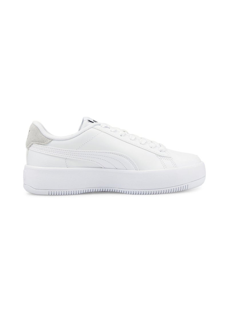 PUMA Lily Platform Laced Womens Low Top Trainer Shoes - Image 2