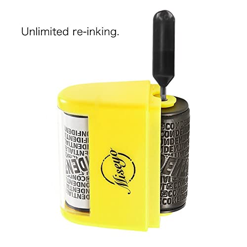 Miseyo Roller Stamp Refill Ink - 3 Pack - Black Ink - Image 4