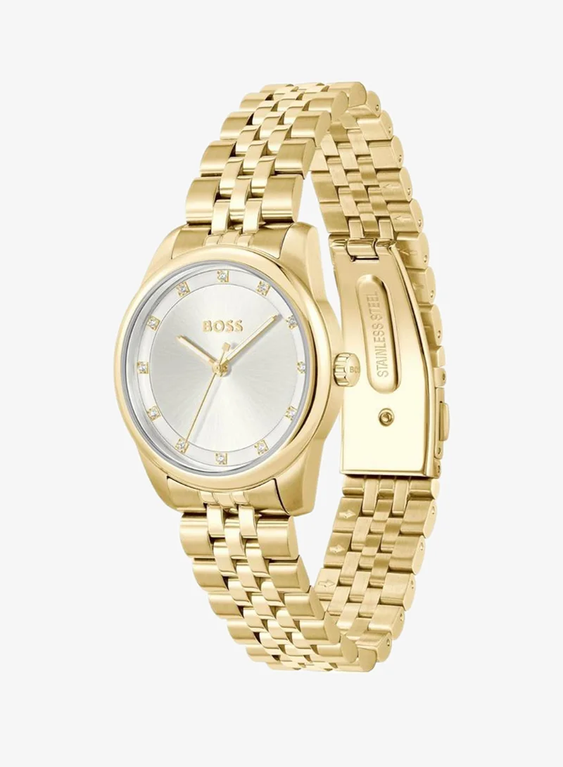 BOSS Quartz analog Watch with Steel Bracelet