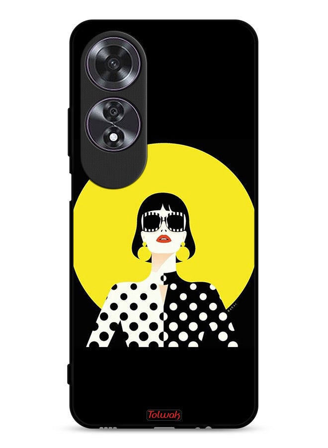 Tolwak Oppo A60 Protective Case Cover Stylish Girl Art - Image 1
